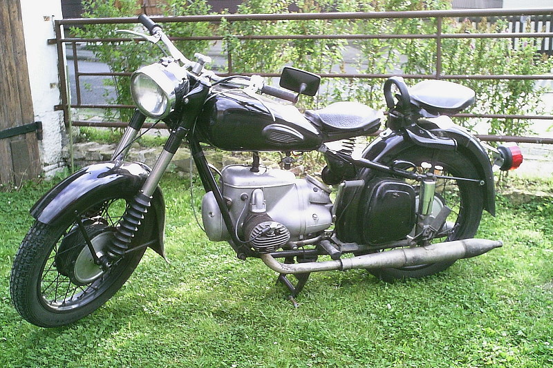 MZ BK 350, Baujahr 1957 - Seitenansicht