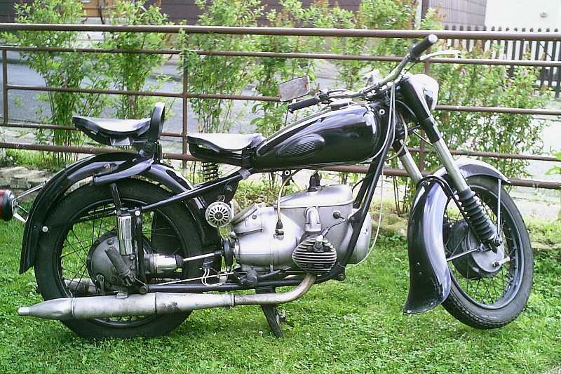 MZ BK 350, Baujahr 1957 - Seitenansicht