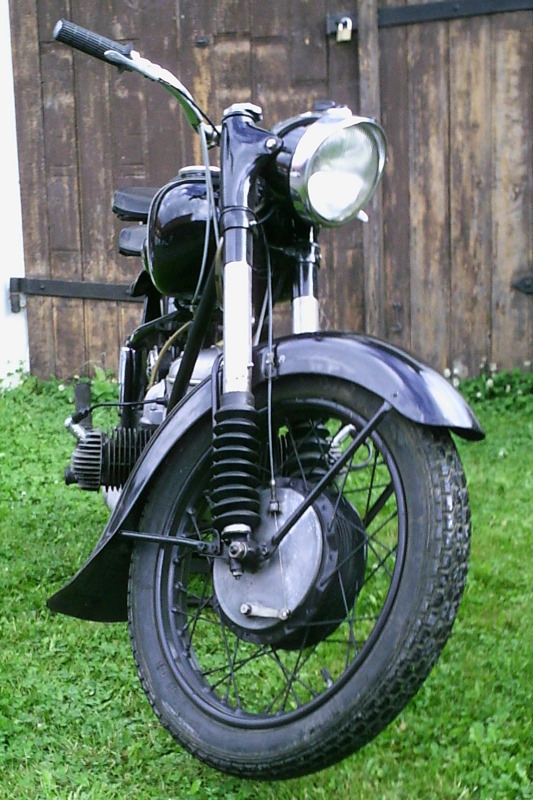 MZ BK 350, Baujahr 1957 - Vorderansicht