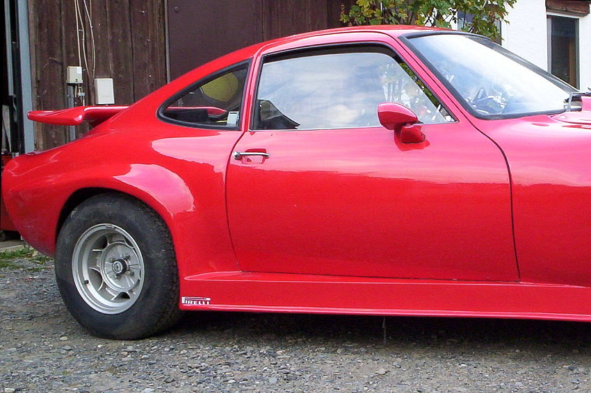 OPEL GT A-L , Baujahr 1973 - Ansicht von der Seite (Beifahrer)